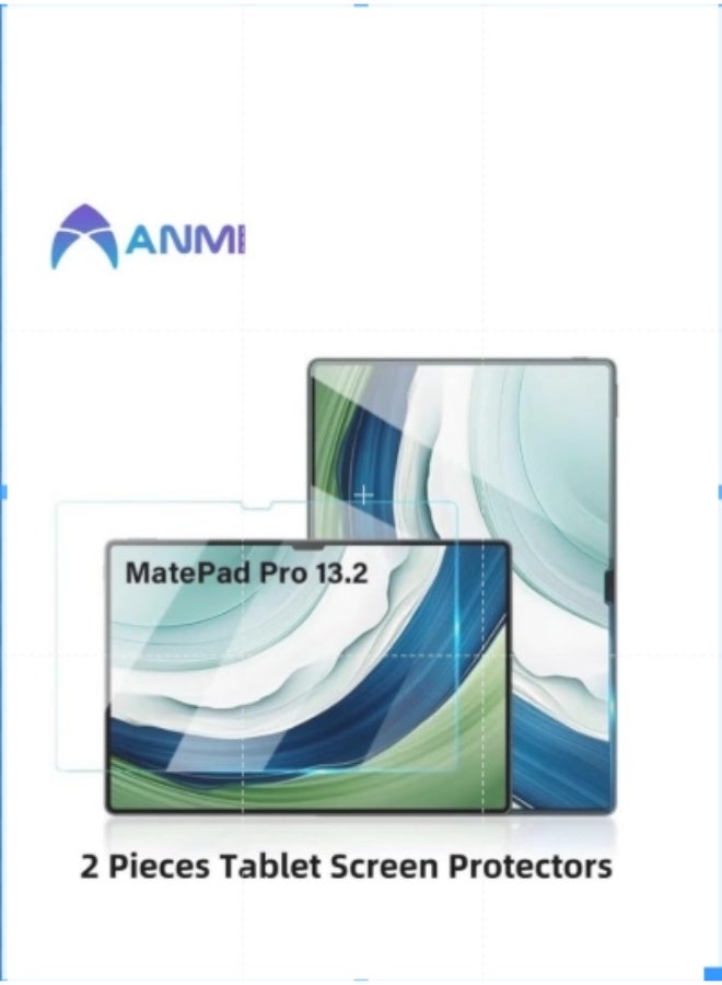 أنمي 2 قطعة واقيات لشاشة الكمبيوتر اللوحي، متوافق مع Huawei MatePad Pro مقاس 13.2 بوصة