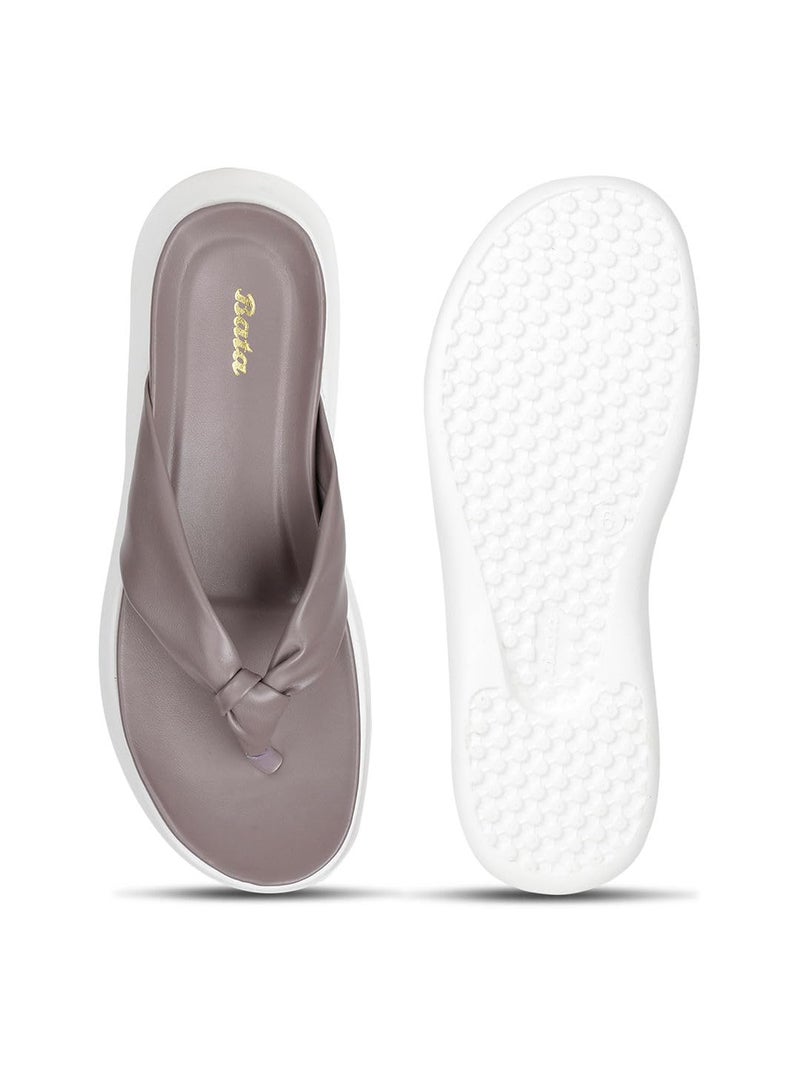 Bata Costa Thong Women's Grey Flat Thongs - 8 UK (5712557) - Image 4