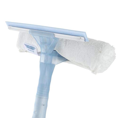 Ettore Window Wand Squeegee and Washer Combo Tool, 5 Feet Handle - Image 2