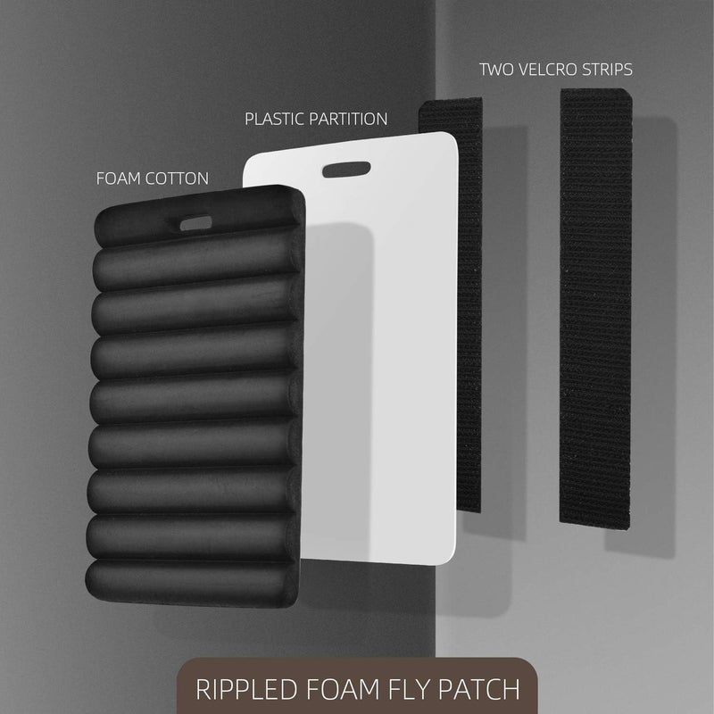 sf. Fly Fishing Rippled Foam Fly Patch for Vest with Cilp - Image 3