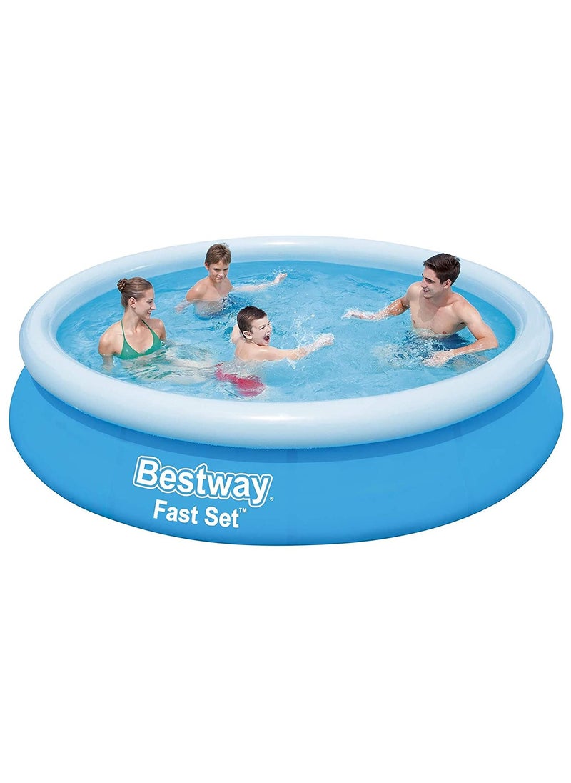 Bestway - 57273-Fast Set Inflatable Round Swimming Pool 3.66mx76cm / 12'x30", 5377L - Image 1