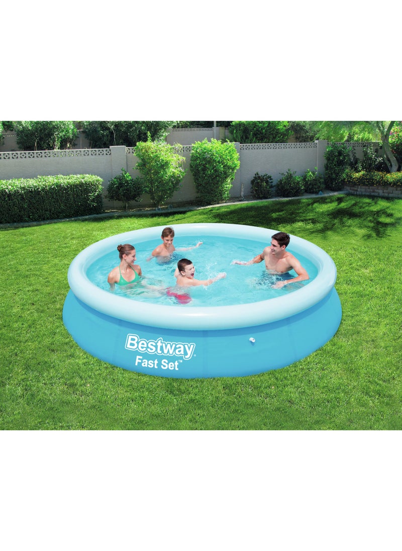 Bestway - 57273-Fast Set Inflatable Round Swimming Pool 3.66mx76cm / 12'x30", 5377L - Image 1