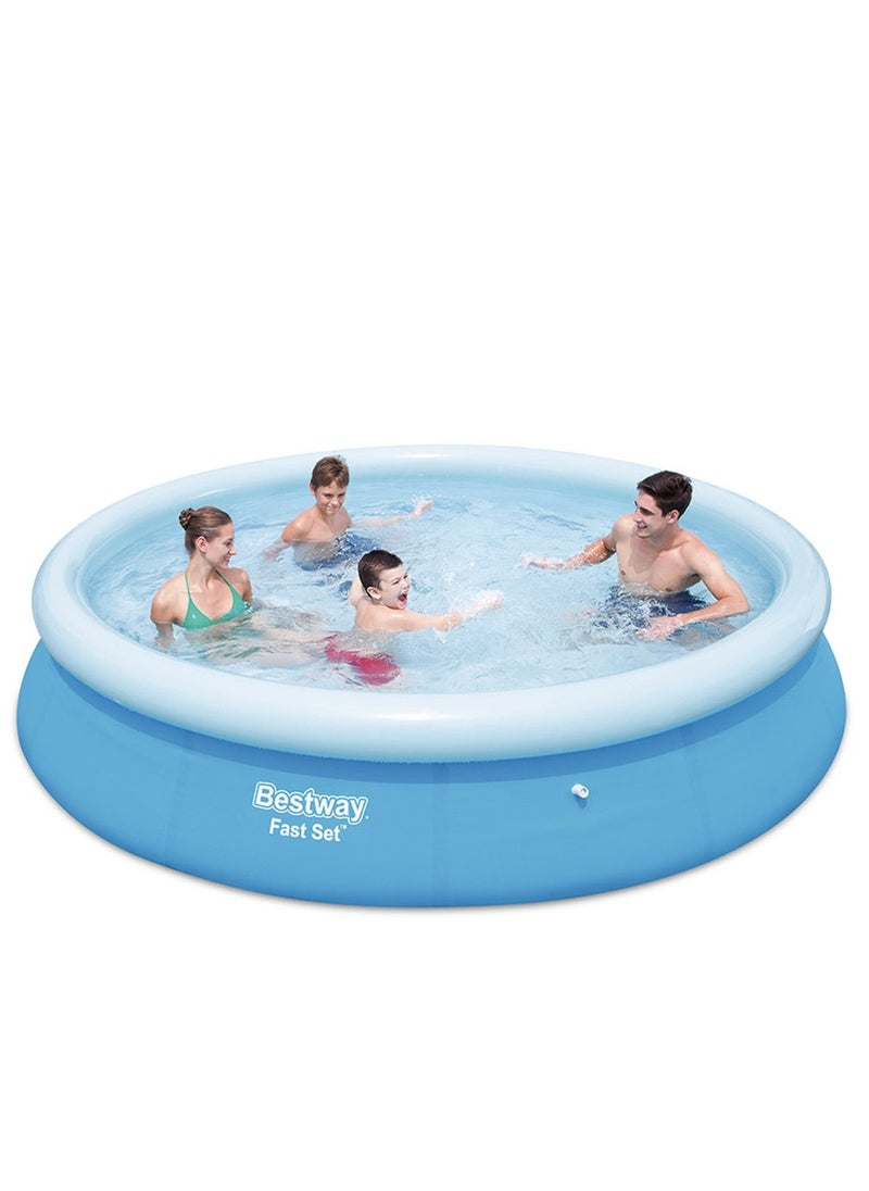 Bestway - 57273-Fast Set Inflatable Round Swimming Pool 3.66mx76cm / 12'x30", 5377L - Image 1
