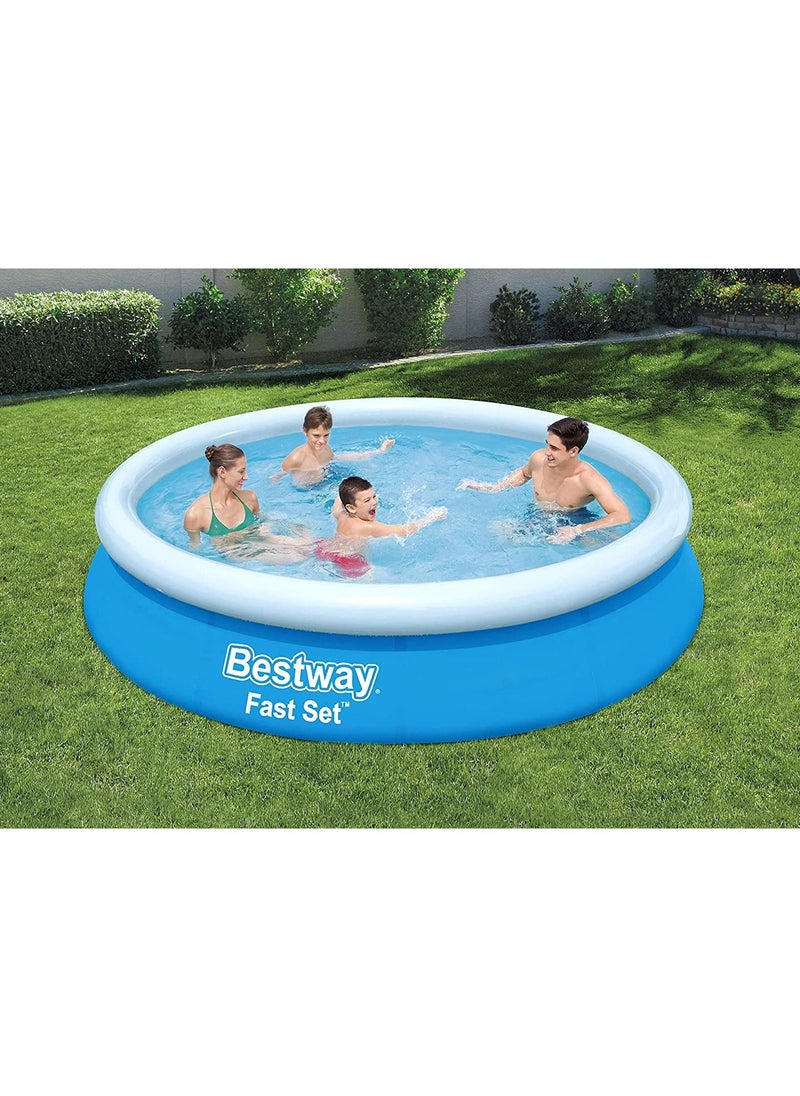 Bestway - 57273-Fast Set Inflatable Round Swimming Pool 3.66mx76cm / 12'x30", 5377L - Image 1