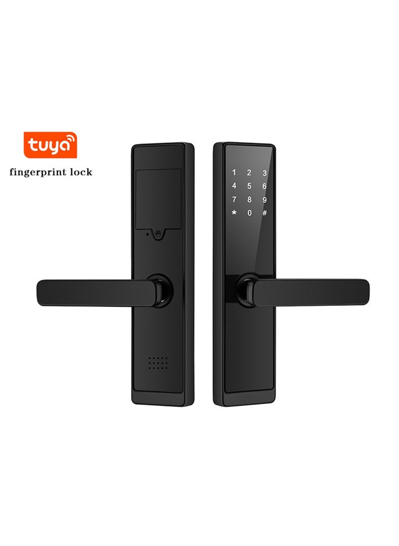 Sharpdo - Home Smart Door Lock Remote Electronic Password Lock Smart Lock Tuya Bluetooth/Password/Swipe Card/Gateway (No Fingerprint Unlocking) - Image 1