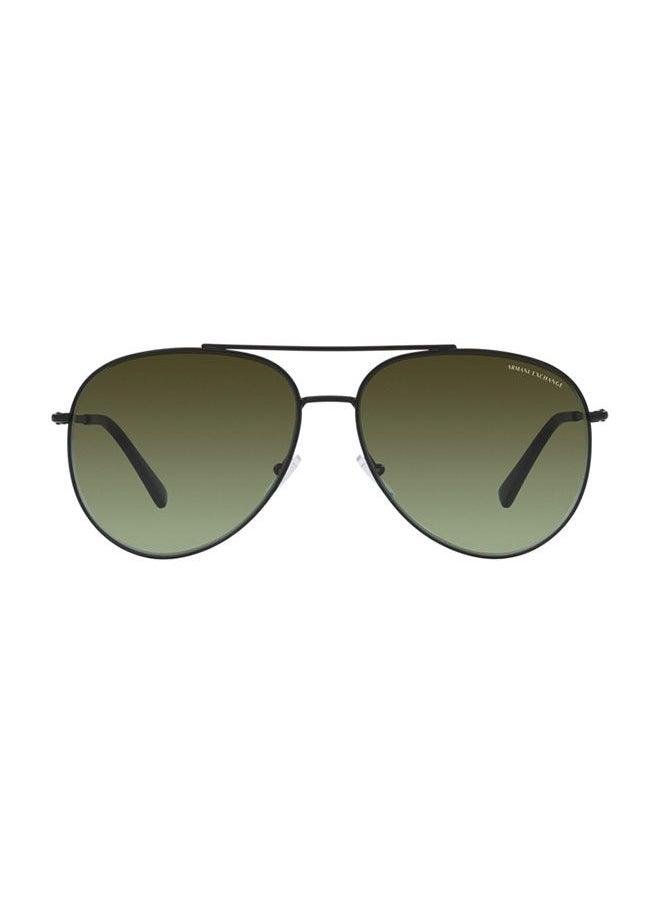 Armani Exchange - Full Rim Aviator Sunglasses 0AX2043S 62 6000E8 - Image 1