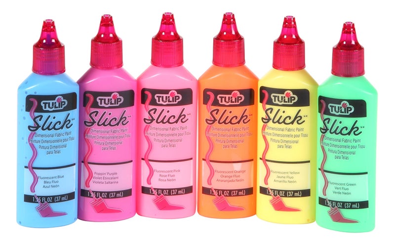 Tulip Dimensional Neon Fabric Paint, 6-Pack - Image 2
