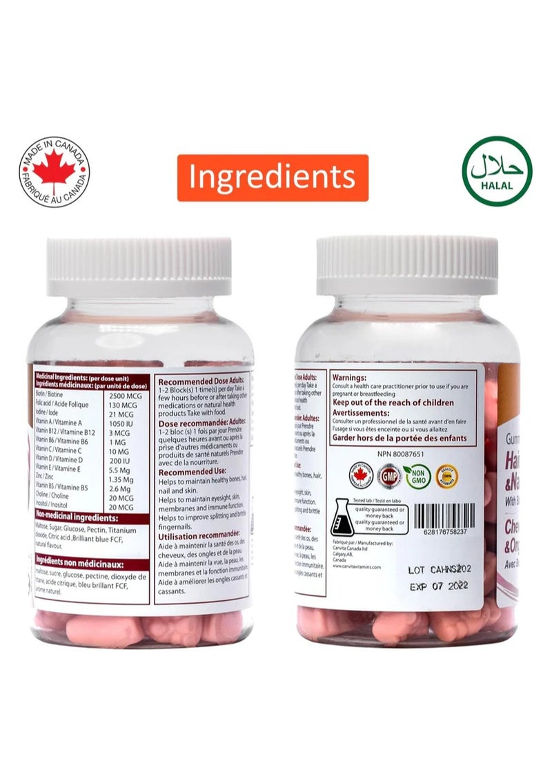 Canvita - CAREVITA Hair,Skin and Nails with biotin 60 gummies - Image 1