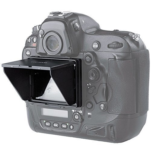 STSEETOP Camera LCD Sun Shade Sun Hood Camera LCD Viewfinder Professional Optical Sunshade with Screen Protector for Nikon D4 D4S - Image 1