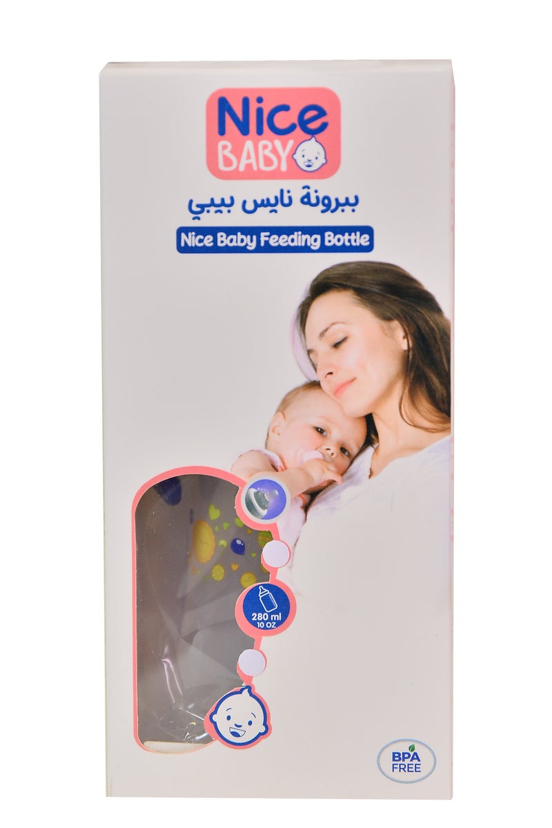 نايس بيبي ببرونة نايس بيبى بيد 280 ml - لبنى- متعددة الاشكال - Image 2