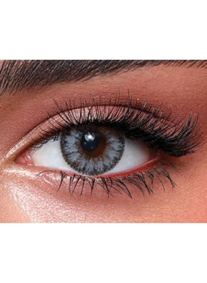 Bella Glow Radiant Gray 3 Months Disposable Colored Contact Lenses Unisex Cosmetic Contact Lenses - Image 1