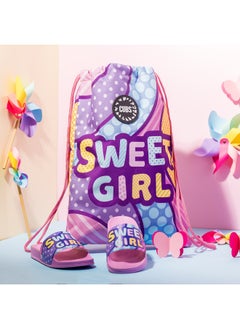 CUBS Sweet Girl Print Everyday Wear Eco-Friendly Pvc Slides For Girls Lightweight Easy To Wash And Anti-Slip Soles  - Image 3