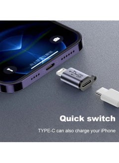 Generic 2 Pack iPhone 14 USB-C Female to Lightning 12W PD Fast Charging for All iPhone Family 14/14 Plus/14 Pro Max/13/12/11/X Series, iPad Pro- Charger Cable Accessories Not OTG  - Image 3