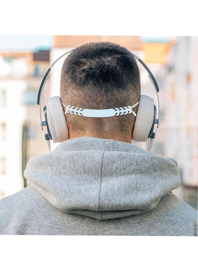 واي جيه 10 قطع قناع قابل للتعديل مشبك الأذن الأشرطة ، أزرق ، وردي ، أبيض ، مطابقة متعددة الألوان ، - Image 5