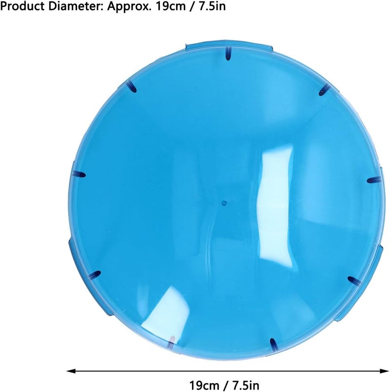 Tyenaza 2Pcs 19cm Pool Lamp Lens Cover, Swimming Pond Light Blue Transparent Lid for Hayward AMERILITE - Image 2