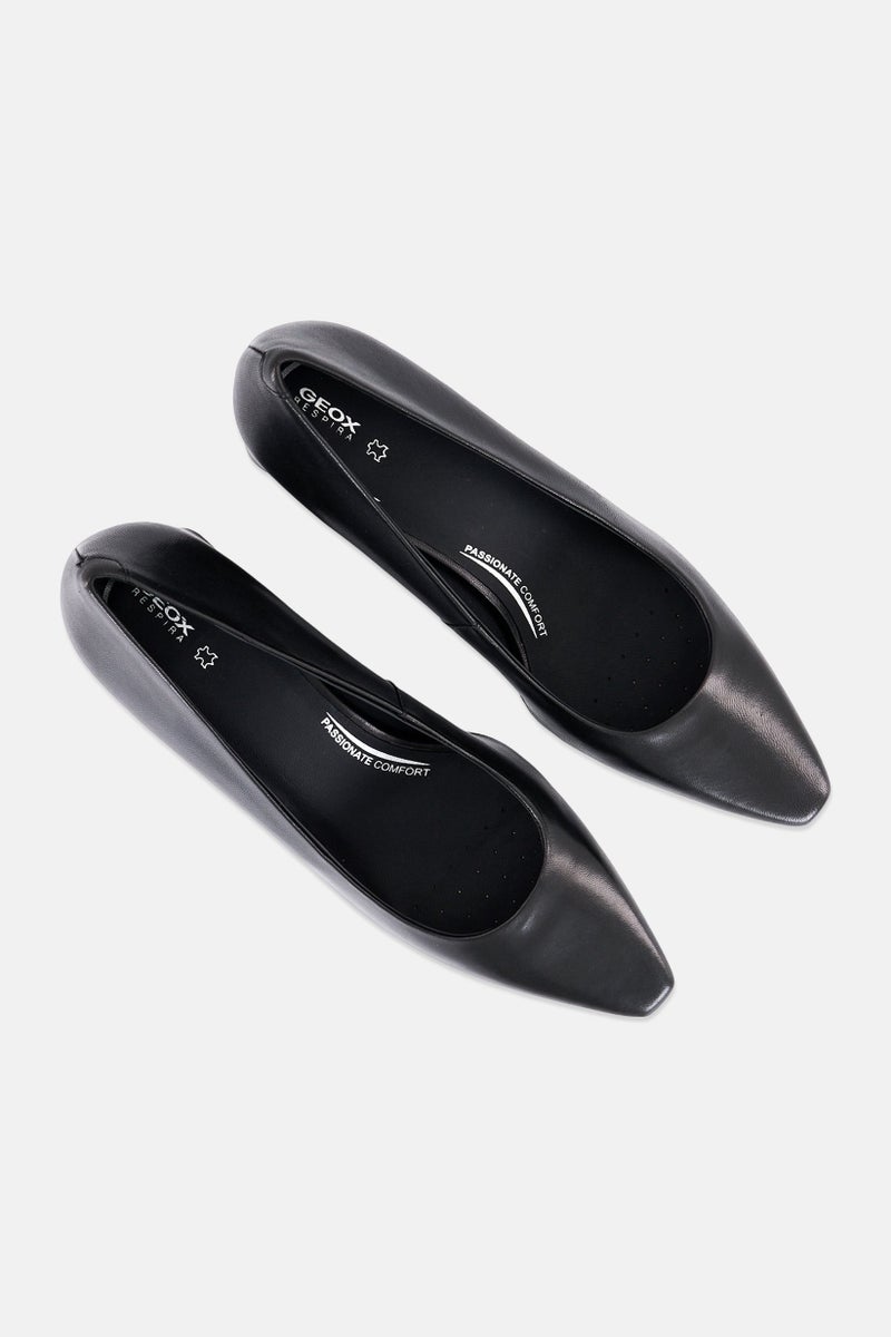 GEOX Women Slip On Pumps, Black  - Image 3