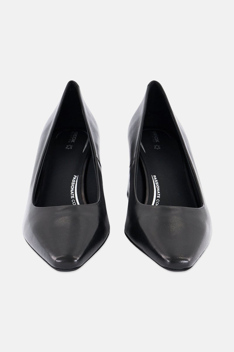 GEOX Women Slip On Pumps, Black  - Image 2