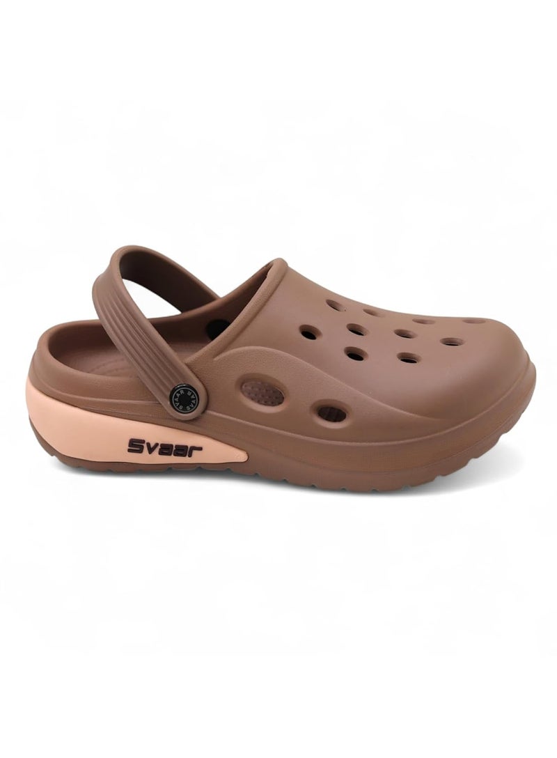 SVAAR Drift Men's Classic Casual Sports Clogs with Adjustable Back Strap for Adults | Comfortable & Lightweight | Stylish, Anti-Skid & Waterproof | Everyday Use Sandals for Men & Boys - Image 3