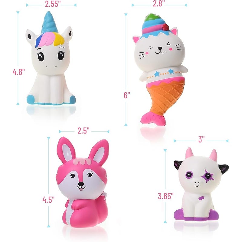 Mr. Pen - Jumbo Squishies Slow Rising, 4 Pack, Squishy Pack, Squishy Animals, Squeeze Toys for Kids, Squish Toy, Squishy Fidget, Cute Squishies, Squishies Jumbo, Big Squishy - Image 3