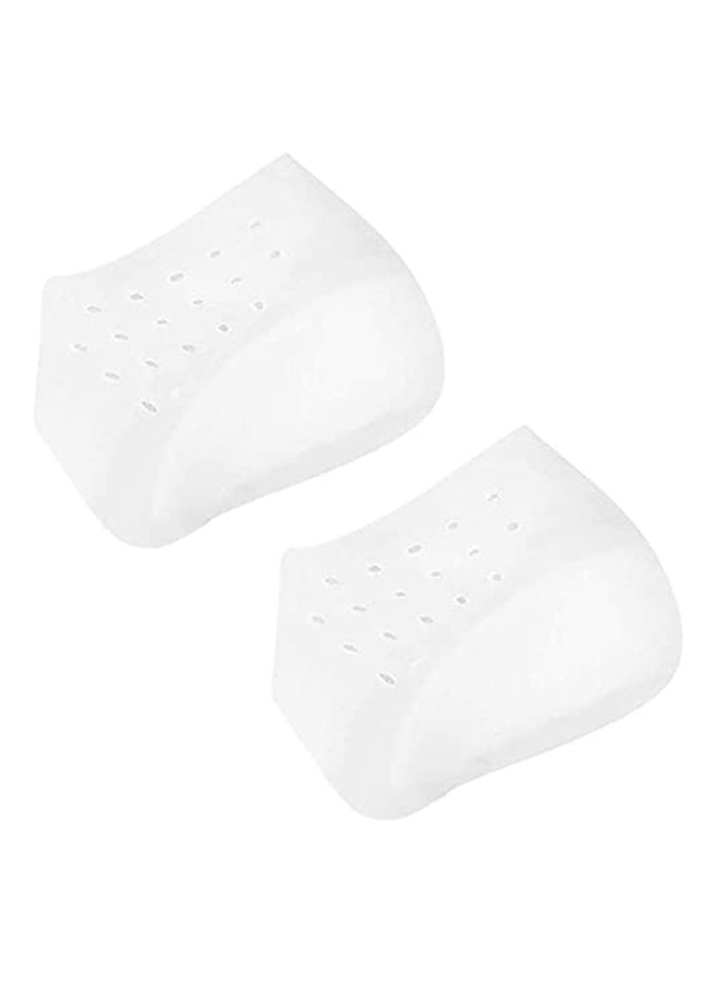 Loquat 2 Pcs Invisible Height Increase Insole Height Increase Socks Wearable Heel Cushion Inserts Shoe Soft Silicone Heel Lift Insole Leg Lengthen for Men and Women 5.5 cm  - Image 5