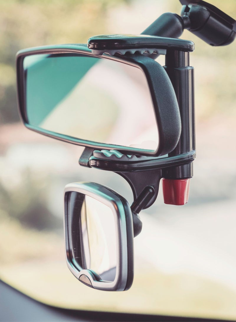 Diono Mirror - Pack of 2, Includes Safety Car Seat Mirror for Rear Facing Infant & See Me Too Rear View Baby Mirror - Image 5