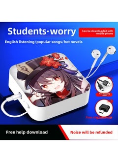 Generic Mp3 Walkman Mini Music Player Girls Listening To Songs Junior Senior High School English Listening Sports Small Mp4 Strawberry-Body Color:walnut-yuan God-Memory Capacity:MP3 Headphone Memory Card With 500 Songs]  - Image 1