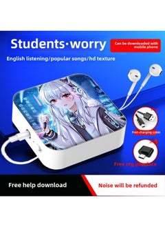 Generic Mp3 Walkman Mini Music Player Girls Listening To Songs Junior Senior High School English Listening Sports Small Mp4 Strawberry-Body Color:walnut-yuan God-Memory Capacity:MP3 Headphone Memory Card With 500 Songs]  - Image 3