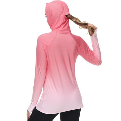 BASSDASH Womens Fishing Hoodie Shirt with Face Mask Thumb Holes UPF 50 FS23W - Image 3