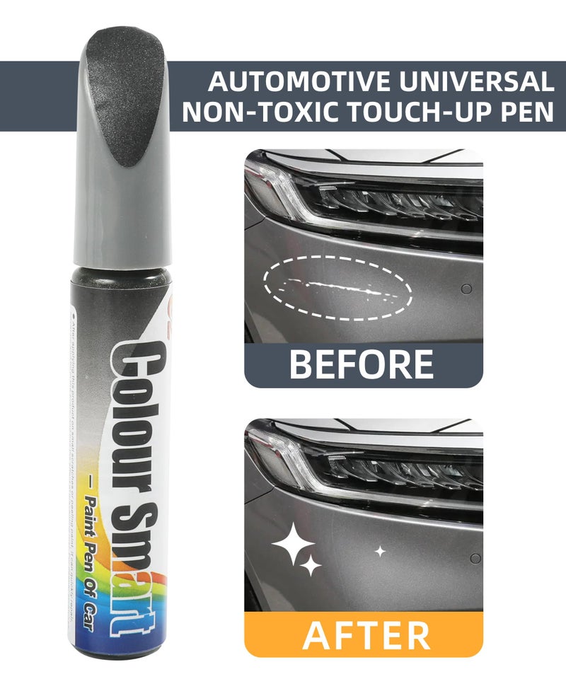 VARGTR Touch Up Paint Pen for Cars,Car Scratch Repair Pen,Car Accessories Car Touch Up Fill Paint Pen,Car Remover Scratch Paint Pen,Automotive Touch Up Paint for Erase Car Scratches (Gray) - Image 2
