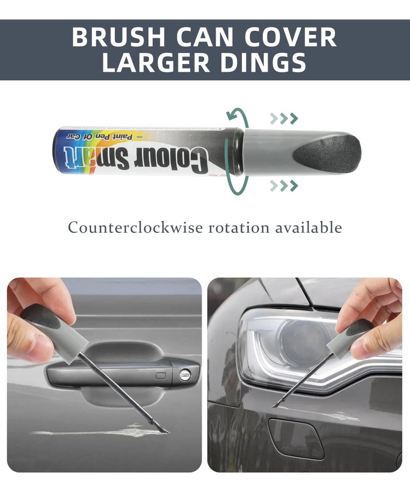 VARGTR Touch Up Paint Pen for Cars,Car Scratch Repair Pen,Car Accessories Car Touch Up Fill Paint Pen,Car Remover Scratch Paint Pen,Automotive Touch Up Paint for Erase Car Scratches (Gray) - Image 3