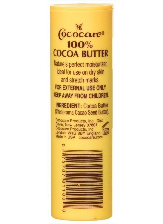 Cococare - Cococare 100% Cocoa Butter Stick, 1 oz, Pack of 4 - Image 1