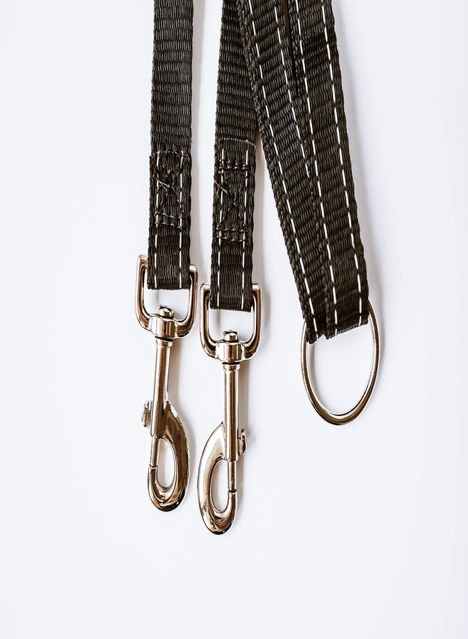 Cajun Tie Downs Reflective - Double Dog Leash - No Tangle - Adjustable - 13-24" - Made in USA - Image 1