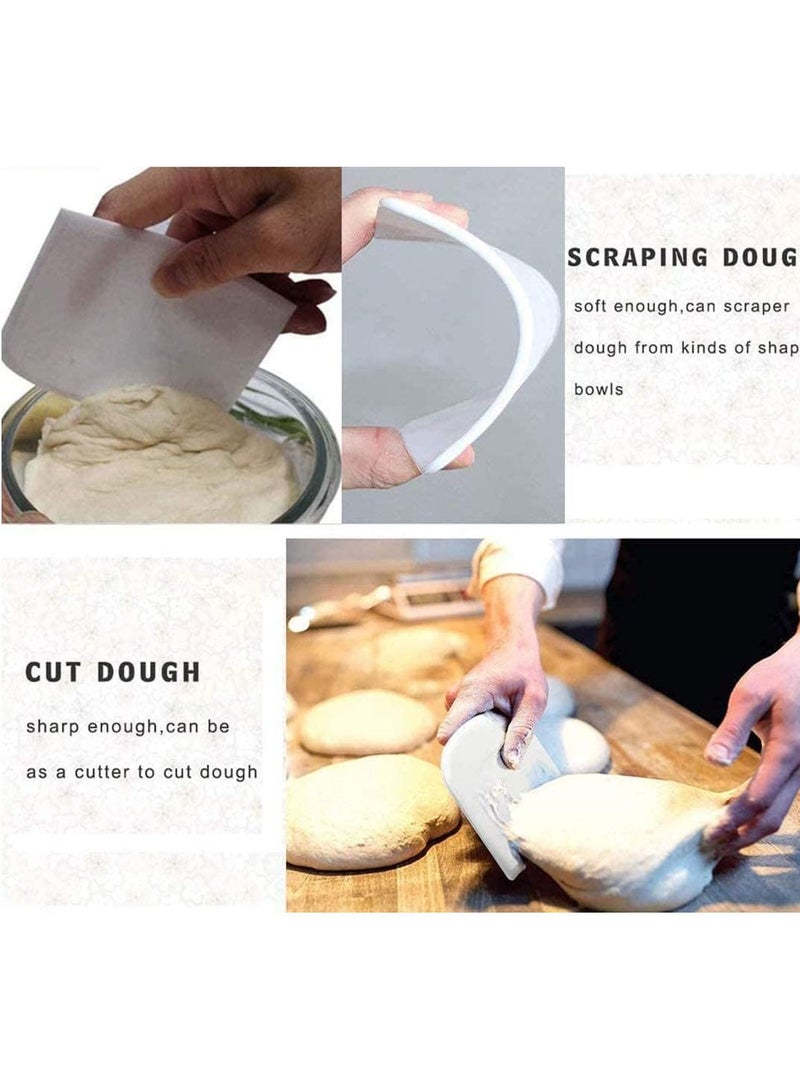 NIBEMINENT Danish Dough Whisk Dutch Style Bread for Cooking Kitchen with Stainless Steel Mixer and Scraper Convenience Working Machine  - Image 3
