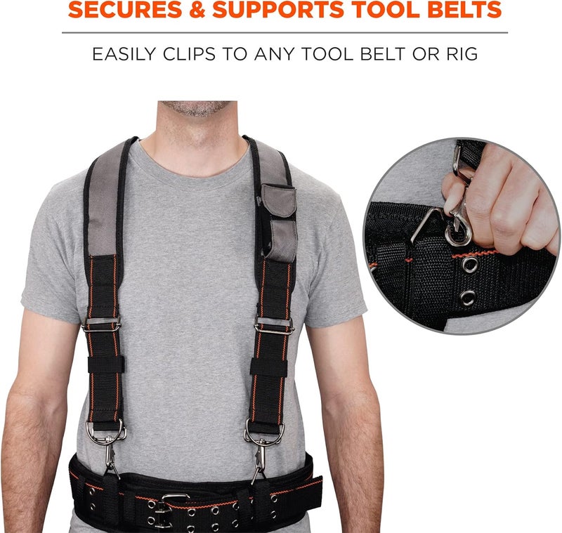 Ergodyne Ergodyne Arsenal 5560 Tool Belt Suspenders Padded Shoulders Adjustable  3648  - Image 2