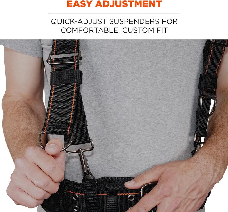 Ergodyne Ergodyne Arsenal 5560 Tool Belt Suspenders Padded Shoulders Adjustable  3648  - Image 5