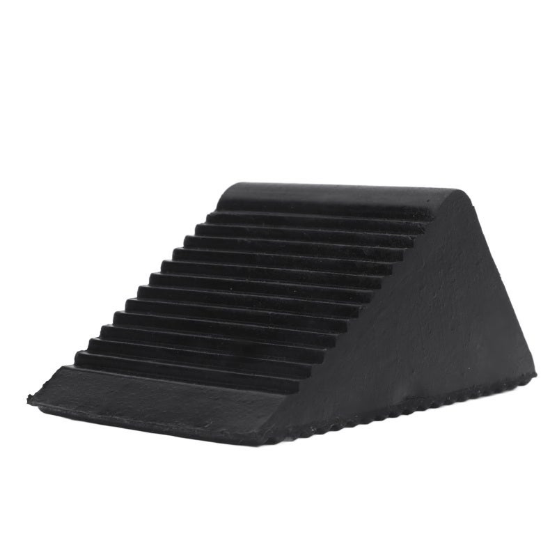 Rubber Wheel Chock: Heavy Duty Rubber, Enhanced Anti-Slip Texture, 1-3 Ton Capacity - Lightweight Portable Wheel Stopper for RVs, Trailers, Cars, Camping Travel - Image 2
