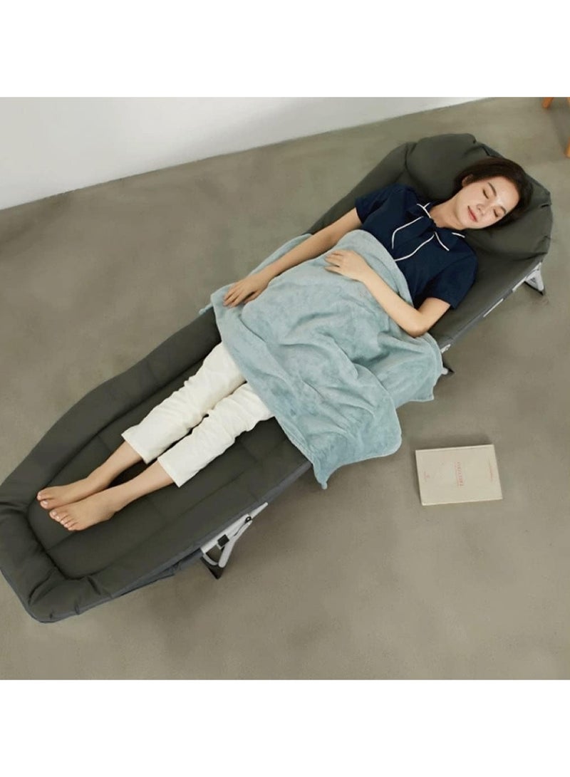 Huitich Ultimate Comfort Camping Cot for Adults with Included Pad and Pillow - Image 5