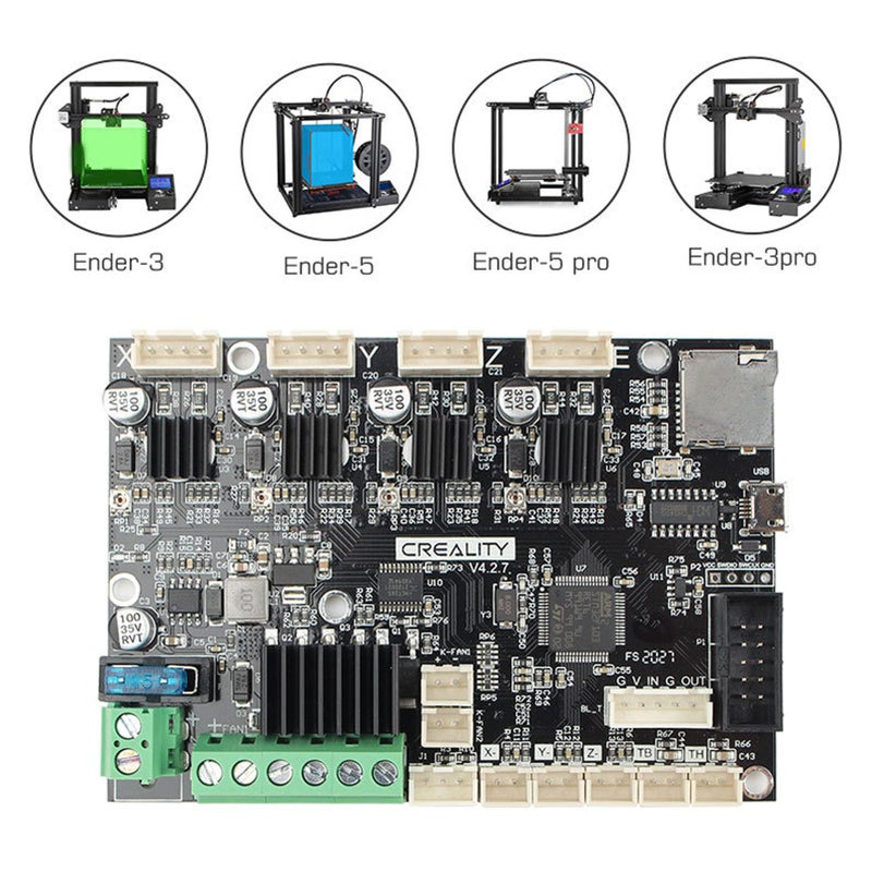 TMC2225 Silent 3D Printer Motherboard for Ender 3 Pro V2 Ender 3 Neo Stable PCB Material - Image 4