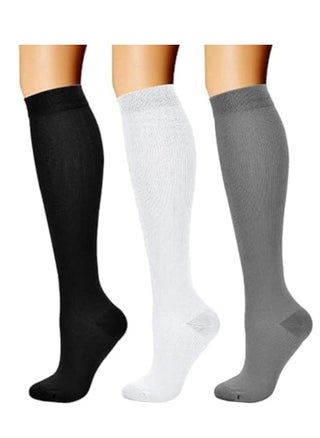 Compression Socks for Women & Men Circulation (3 Pairs)is Best Support for Athletic Running Cycling (L-XL) - pzsku/ZCF09F03BC0803CAF8731Z/45/_/1739962423/01283c37-2492-4f72-98d3-f4340fabf263