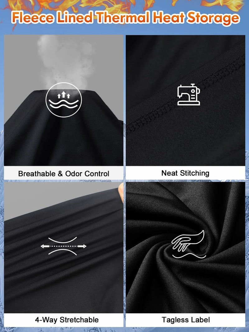 romision Thermal Underwear Long Johns for Men Fleece Lined Base Layer Cold Weather Hunting Gear Bottom and Top Set - Image 5