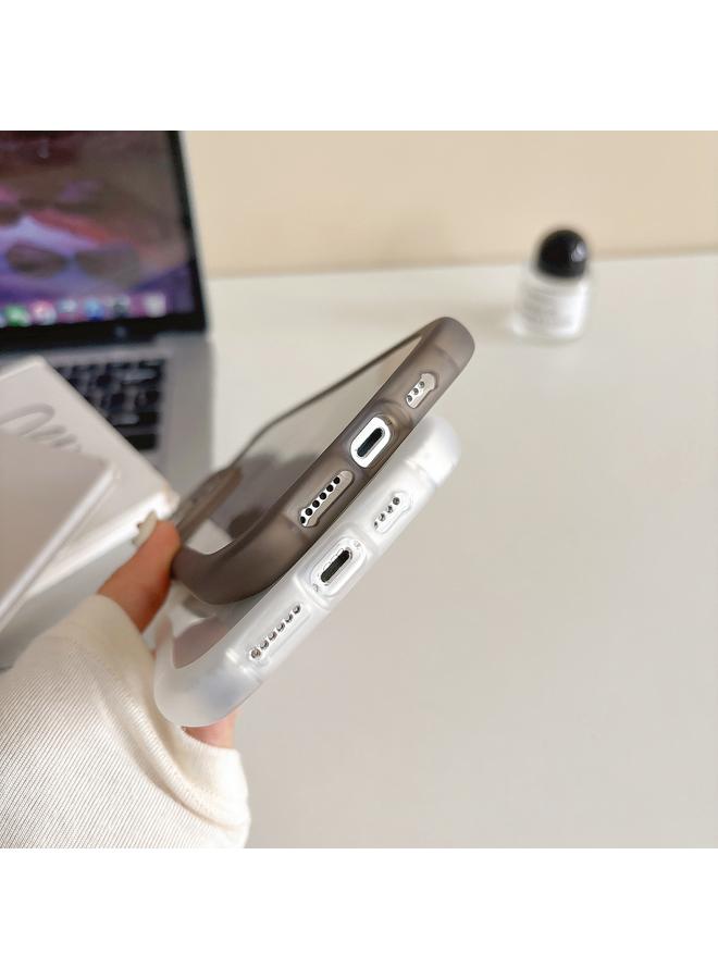 زبون جراب لهاتف iPhone 13 Pro Max، جراب هاتف TPU شفاف غير لامع على شكل رأس قطة - Image 4