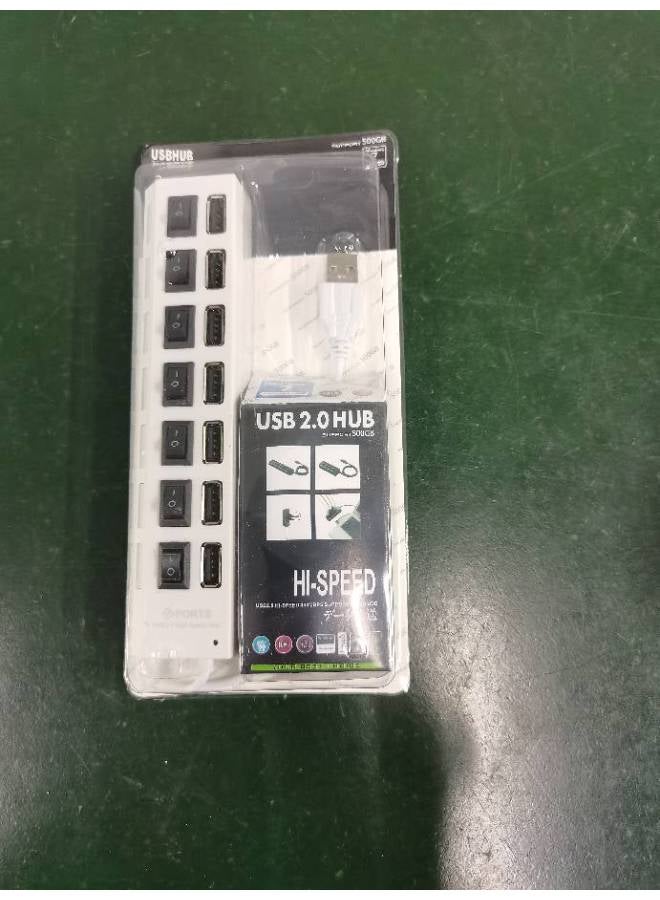 Neutral Hub7 Splitter 7 Hub 7 With Independent Switch With Light Hub7 Hole - Image 1