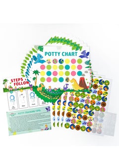 Potty Training Chart for Toddler, Potty Chart for Boys with Stickers, Sticker Chart for Kids Potty Training, Reward Sticker Chart for Preschool Boys Girls Kids (Dinosaur) - pzsku/ZCF0A1B31B7A1B6FE0CF7Z/45/_/1725612306/78409ca0-c903-4c2a-9555-083ba11d19a6