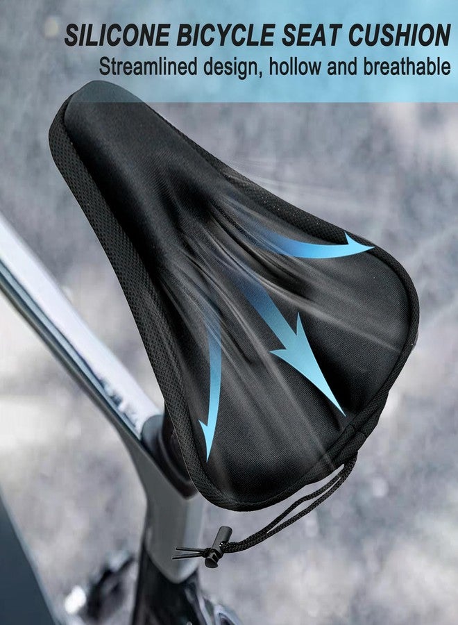 JLNGTHONG Bike Seat Cushion, Comfort Bicycle Seat Cover for Indoor and Outdoor, Universal Fit for Peloton, Stationary, Exercise, Mountain Bikes - Image 4