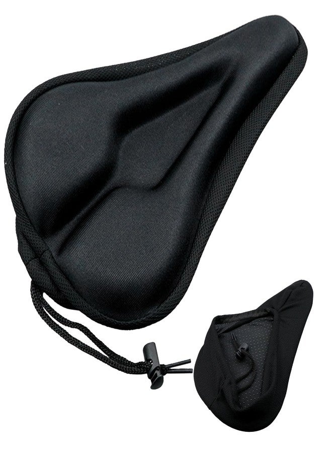 JLNGTHONG Bike Seat Cushion, Comfort Bicycle Seat Cover for Indoor and Outdoor, Universal Fit for Peloton, Stationary, Exercise, Mountain Bikes - Image 1