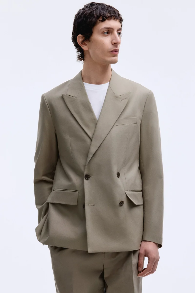 H&M Relaxed Fit Double-breasted blazer
