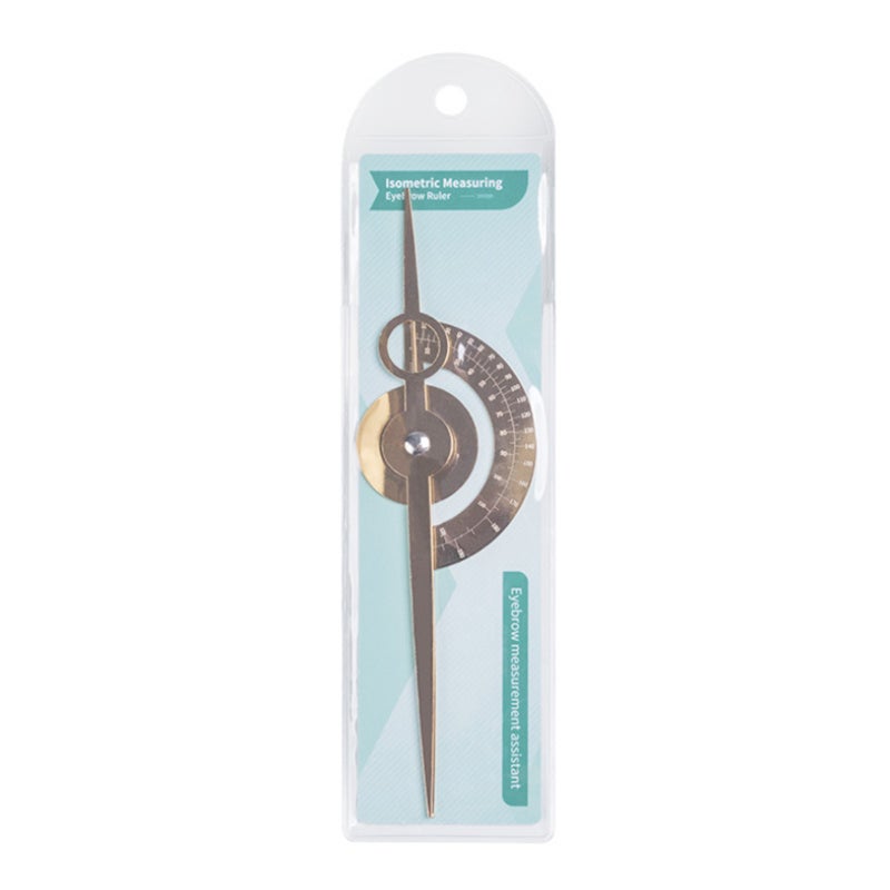 Tattoo Eyebrow Ruler Three-Point Positioning Permanent Makeup Symmetrical Tool Compass Grooming Stencil Shaper Balance Ruler - Image 1
