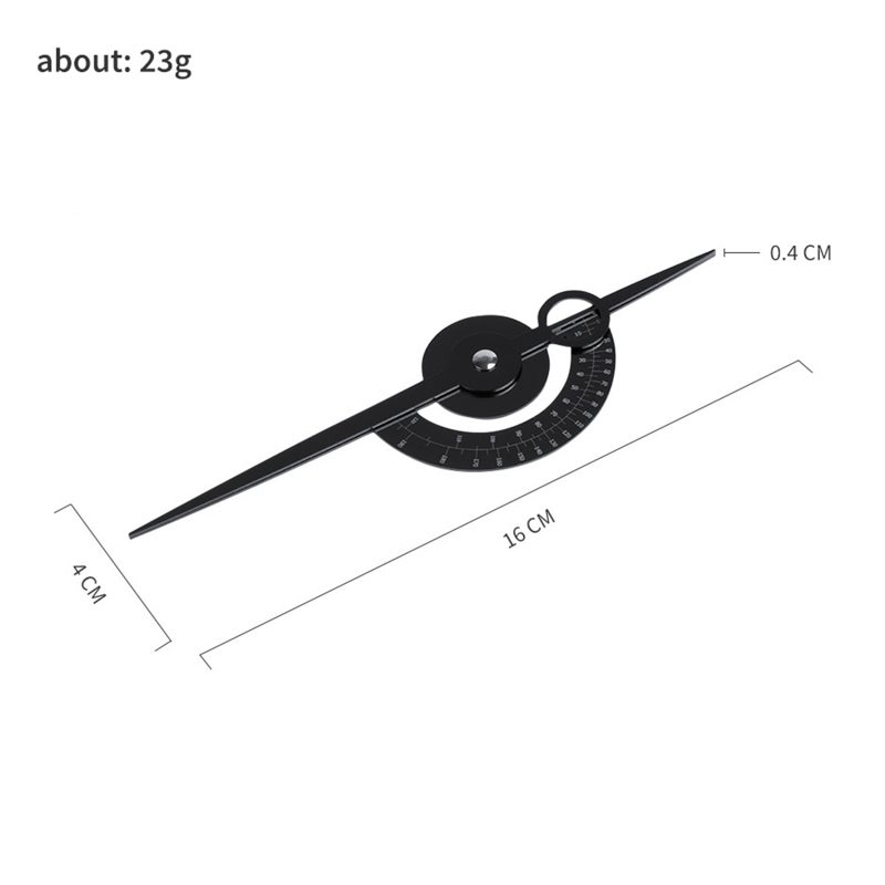 Tattoo Eyebrow Ruler Three-Point Positioning Permanent Makeup Symmetrical Tool Compass Grooming Stencil Shaper Balance Ruler - Image 2