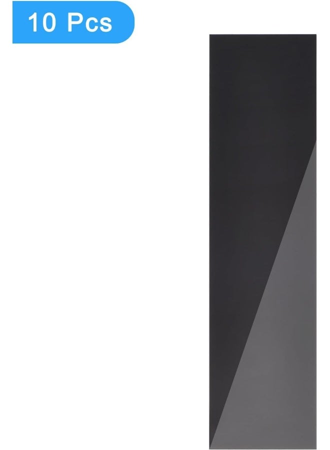 TPGP عبوة من 10 ملصقات مرآة شريطية 2 × 7.9 بوصة ذاتية اللصق من الأكريليك - Image 3