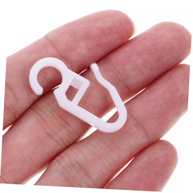 24 Pcs Rustproof Shower Curtain Hooks Easy Install Smooth Hangers for Bathroom - Image 3
